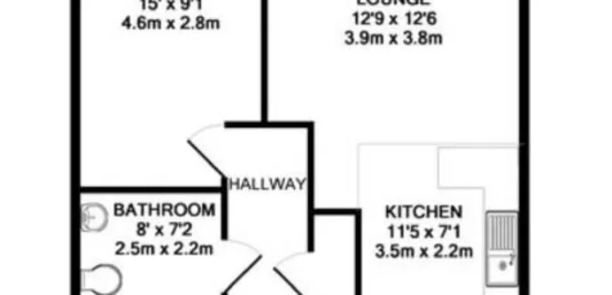 1 bed flat to rent